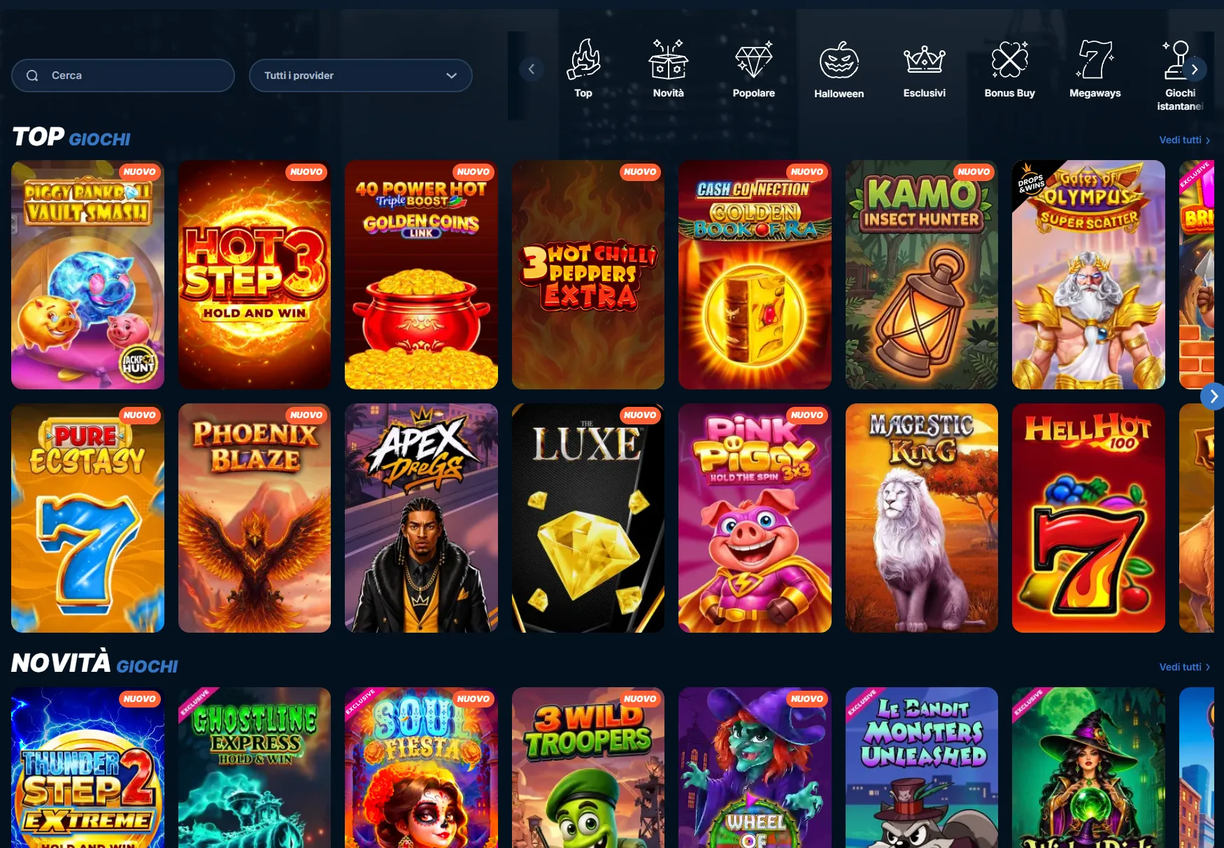 Giochi del casinò PlayZilla